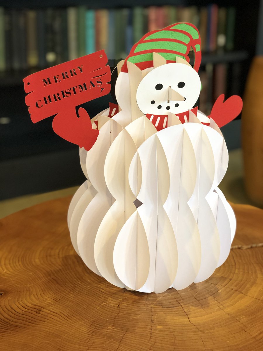gandgfs's tweet photo. Check out G&amp;G's newest incarnation: Holiday Art! Intricate paper sculptures that will make a great addition to your home or office. Buy them at https://t.co/XwSytO9pZS https://t.co/9mu58GESm3