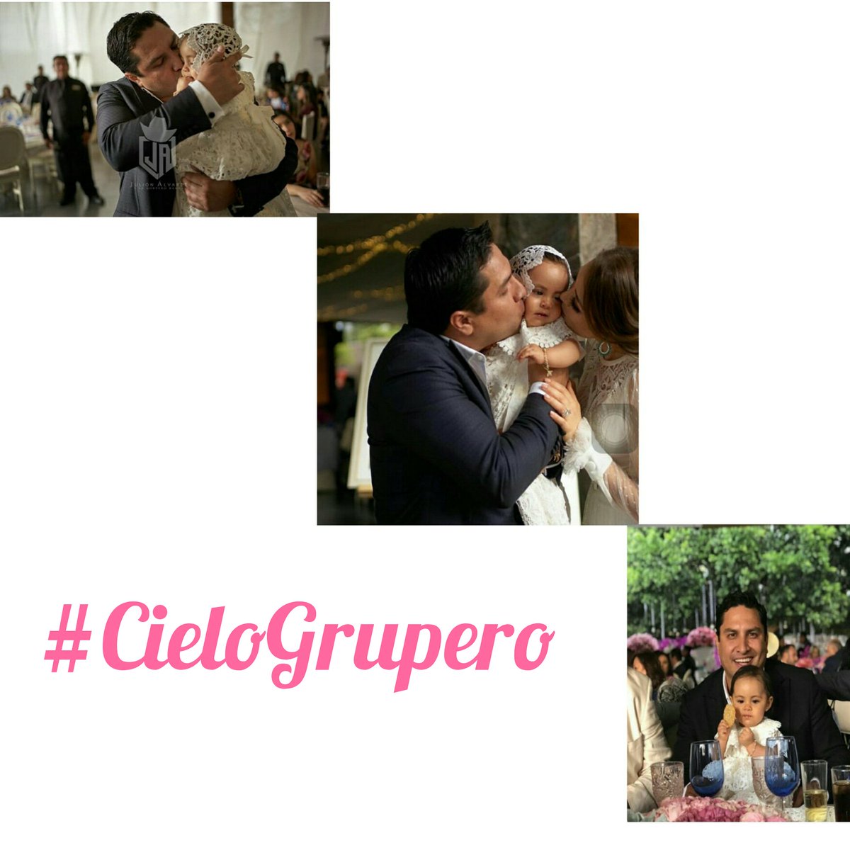 CGrupero's tweet photo. El pasado 25 de Noviembre @lospasosdejuli1 celebró en la ciudad de Guadalajara, Jalisco el bautizó de su pequeña #MariaIsabel.
Dios la bendiga siempre😇👧
#CieloGrupero
#CieloGruperoContigo
#CieloGruperoMarcandoElPaso https://t.co/xEpCn6A3b9