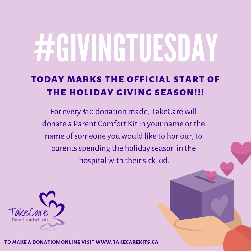 TakeCareKits's tweet photo. You can always count on us to celebrate any day that honours kindness! 📆💕✌🏼 #givingtuesday 

Use the link in our bio or visit https://t.co/MiL7ZOisoj to #donate https://t.co/JLWJAPmmmI