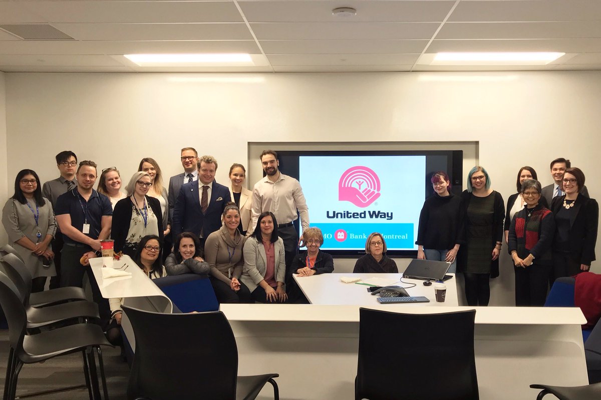 bjorkbjorkb's tweet photo. BMO Private Banking Edmonton launches our BMO Employee Giving Campaign today! Great to have the Capital City United Way join us! #proudtoworkatbmo #onebmo https://t.co/OVYuvyWBZx
