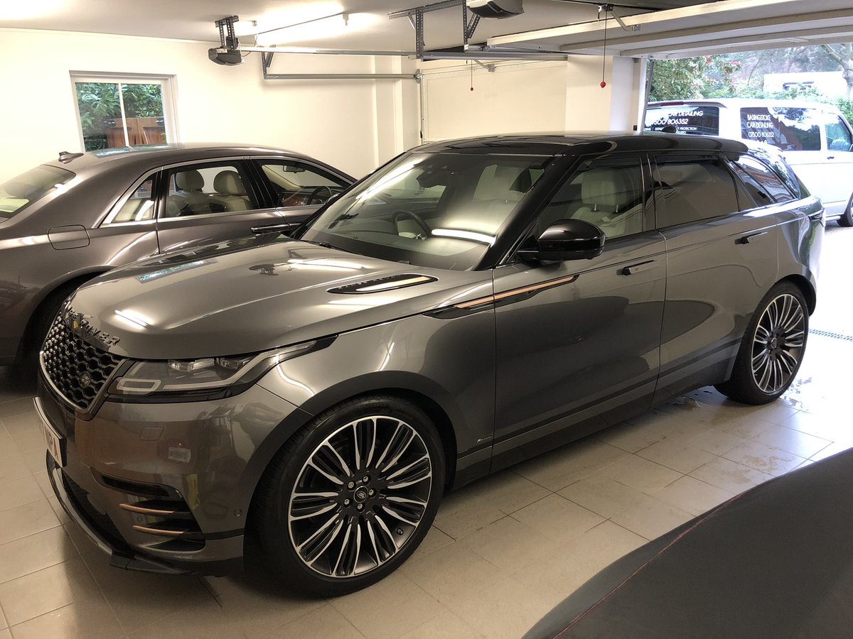 Range Rover Velar treated to a winter protection detail. Message me for bookings &amp; enquires. Last few slots available before the Christmas break ❄️🎄 #detailing #rangerover
