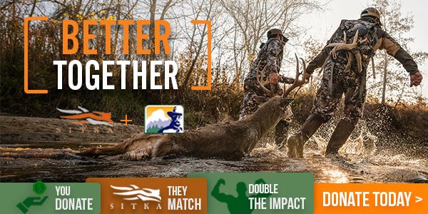 The TRCP (@thetrcp) on Twitter photo We are #bettertogether. That is why <a href="/SitkaGear/">Sitka Gear</a> is a proud supporter of #TRCP. Right now, Sitka will match every dollar donated to TRCP. Double the conservation impact of your donation today. #GivingTuesday bit.ly/2SezEd1 We are #bettertogether. That is why <a href="/SitkaGear/">Sitka Gear</a> is a proud supporter of #TRCP. Right now, Sitka will match every dollar donated to TRCP. Double the conservation impact of your donation today. #GivingTuesday bit.ly/2SezEd1