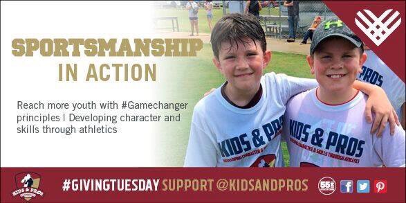 Thank you for supporting <a href="/kidsandpros/">Kids & Pros</a> over the years, to bring free camps and clinics to kids across the nation! If you are interested in paying it forward on #GivingTuesday, feel free to click on the link below.
#BeAGamechanger today!
kidsandpros.com/contact-us/don…