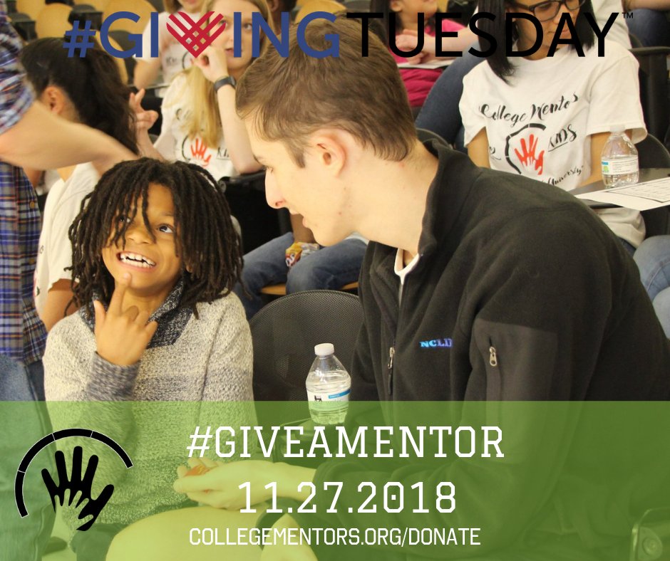 CollegeMentors's tweet photo. "Because of @CollegeMentors I know I'm going to have a great future and a great life." Invest in the future and #GiveAMentor https://t.co/GoGjPoC61k https://t.co/363KqmIK2d