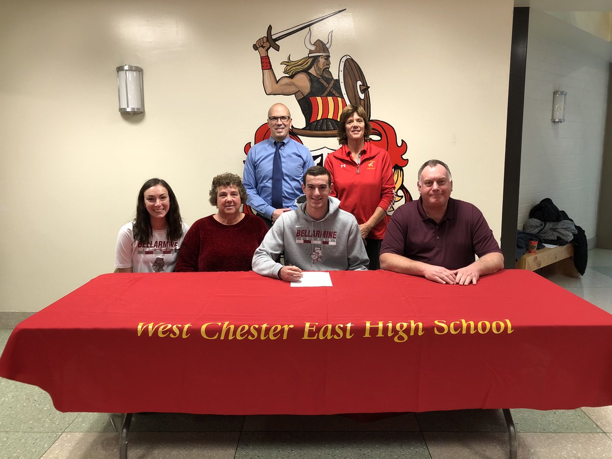 Congrats to Jesse Roth on signing to continue his lacrosse career at Bellarmine University.  Good Luck Jesse! <a href="/WCE_Students/">EAST STUDENT SECTION</a> @chesmontsports <a href="/WestChesterASD/">West Chester Area SD</a> <a href="/DLNSports/">Daily Local Sports</a> <a href="/BUKnights/">Bellarmine Athletics</a>