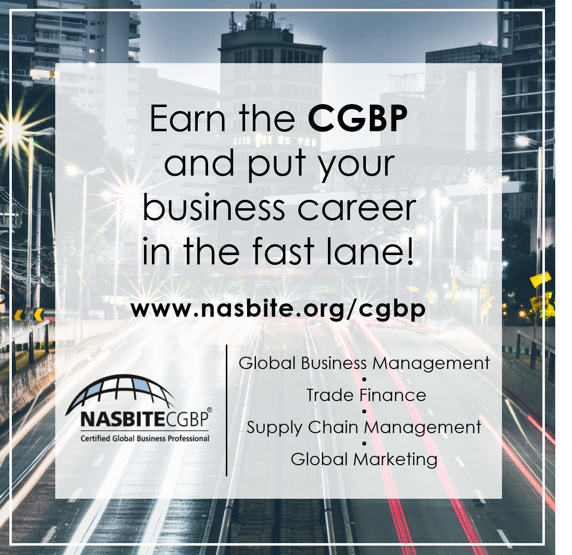 NASBITE_Int's tweet photo. Do you have a complete picture of every trade transaction or are you constantly being hit with surprises? The CGBP will help you make smarter international business decisions &amp; help you protect your business against unforeseen risks. https://t.co/SpFdaooPUR #enhanceyourcareer https://t.co/tCLdLgTBuC