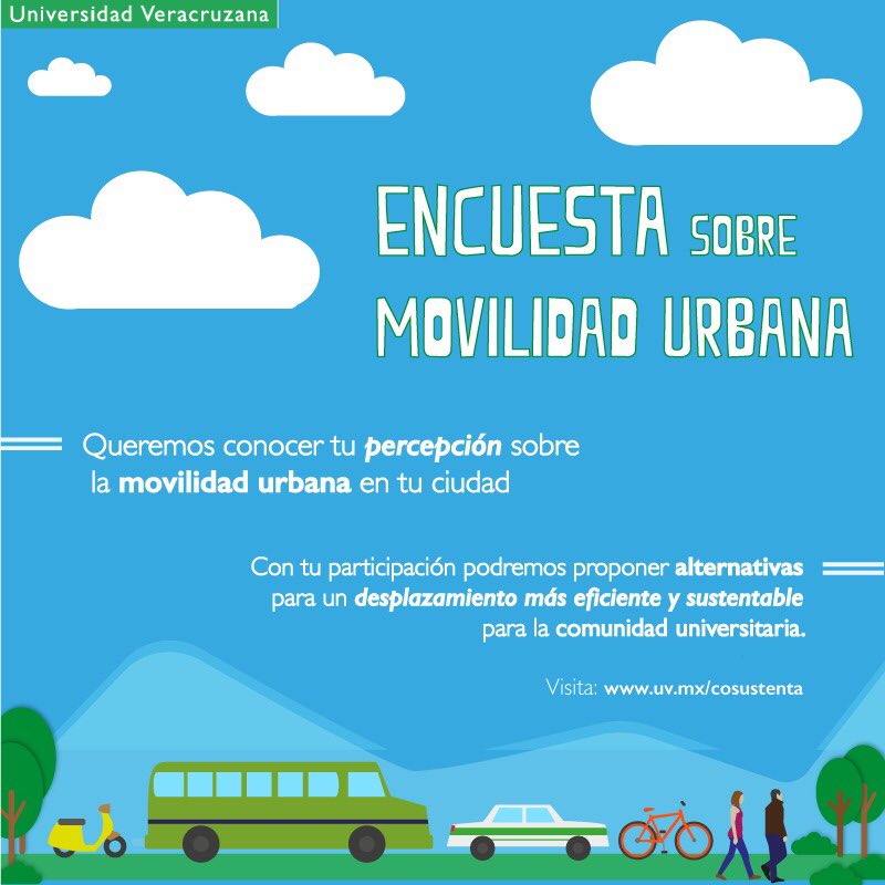 ArqIsisChang's tweet photo. Esta encuesta nos ayudará a conocer más sobre la situación de la movilidad urbana en las distintas regiones de la UV. A continuación la liga:
👉 https://t.co/J8kzIloQC5 ¡gracias por colaborar! https://t.co/6MVHN3rrAY