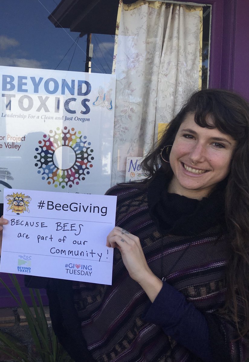 BeyondToxics's tweet photo. Bees are important community members and should be treated as such. #beegiving #GivingTuesday https://t.co/sOZSp0AJHW