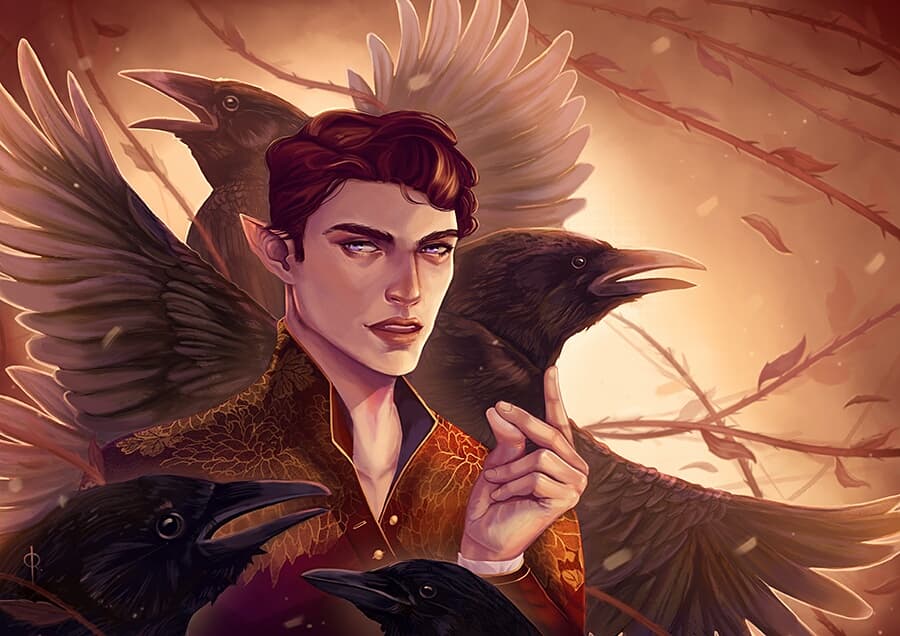 Rook of An Enchantment of Ravens by <a href="/MarRogerson/">Margaret Rogerson (updates only)</a> 💜💜 Hope you like it!💜