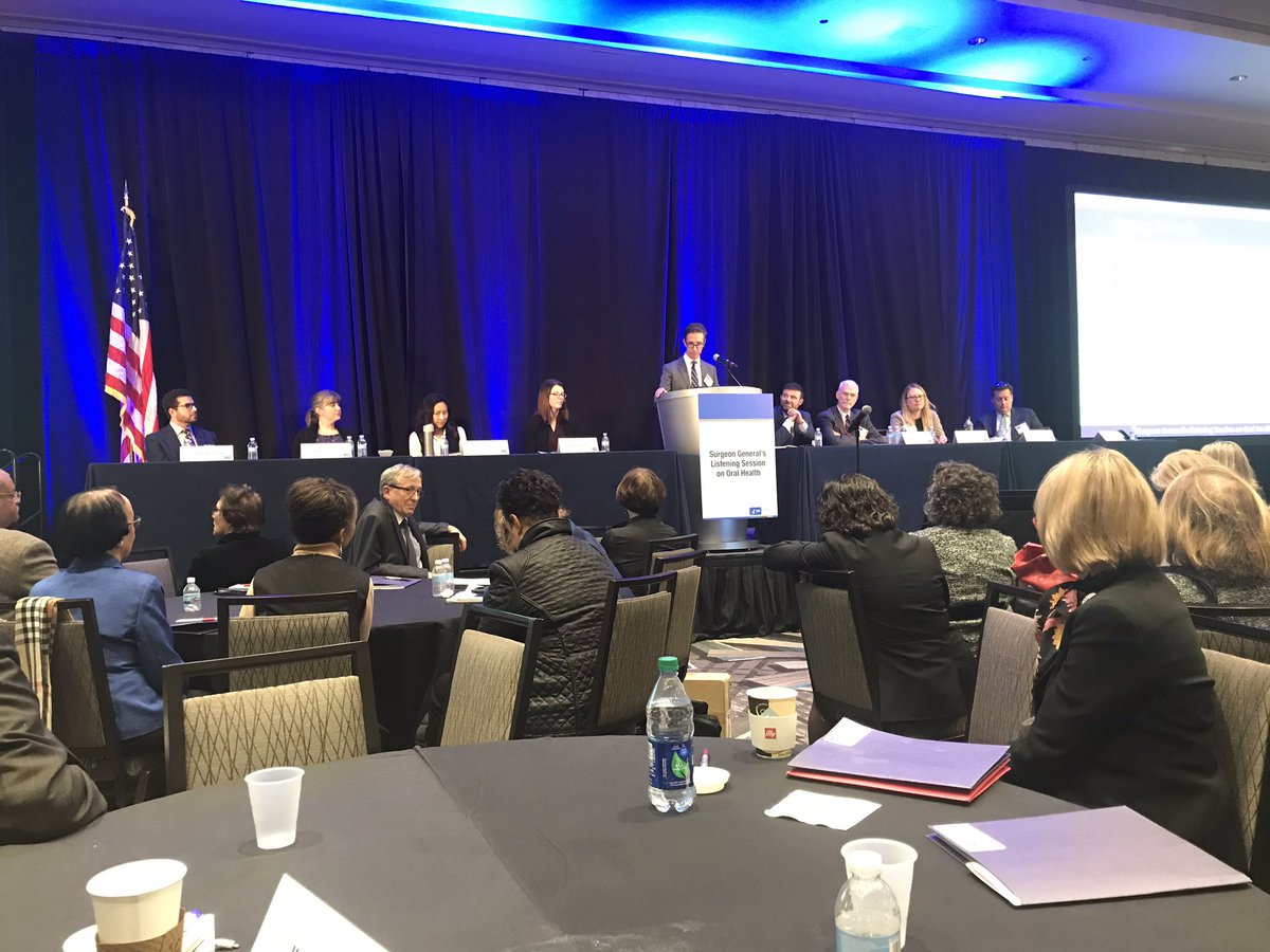 Closing to the Surgeon Generals’s listening session on oral health. It’s time to “take our shot” and be big, bold. <a href="/DentalResearch/">Catherine</a> @NIDCR <a href="/IADR/">IADR</a>