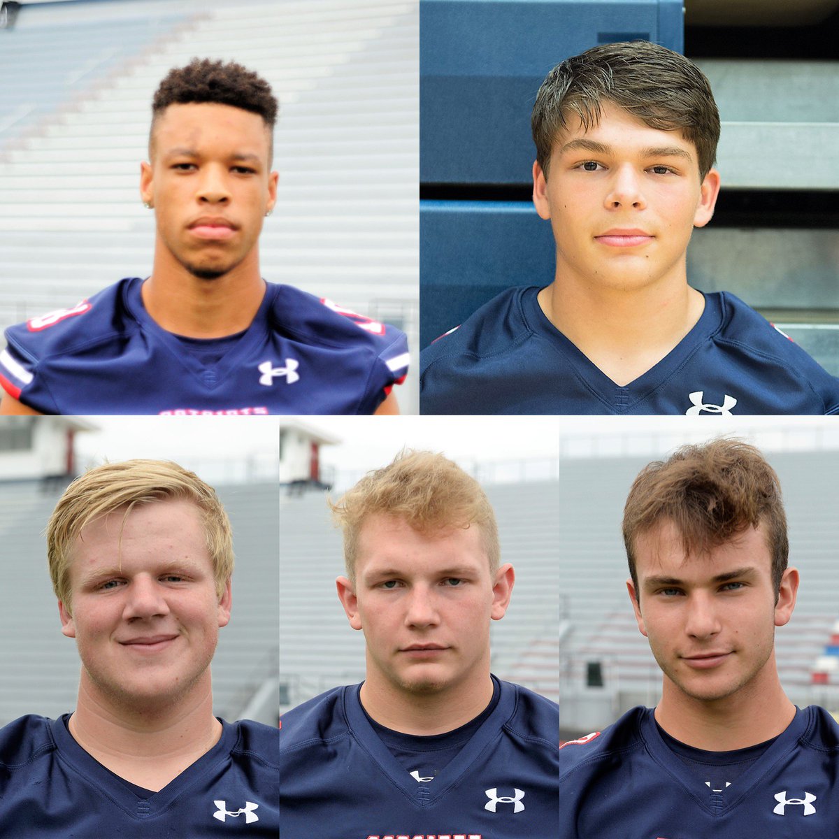 JeffCountyFB's tweet photo. 2018 All Region Patriots

Congratulations to:

@krishawkins18 
@ben_royster
Taylor Thomas
@IsaacWorkman5 
@tanneratkins7 

for being named to the 
2018 Region 1 - 6A All Region Team!
Well Done Men!

#ALLPATRIOT https://t.co/162FywVjTE