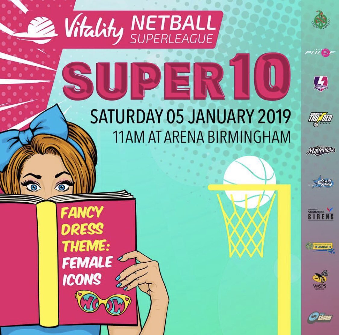 Mmm 🤔 wondering who I should go as. Any suggestions? 🐻 #femaleicons #super10 <a href="/NetballSL/">Netball Super League</a> <a href="/thundernetball/">AO Manchester Thunder Netball</a>