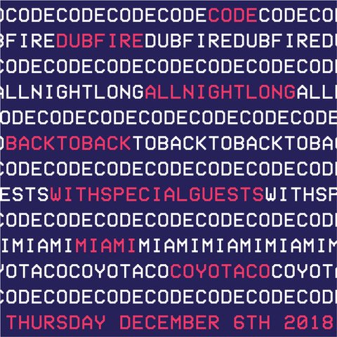 dubfire's tweet photo. VERY LIMITED TICKETS ON SALE NOW!
➔https://t.co/lOJfGH6h6K
06.12 Dubfire presents CODE at @coyotacowynwood, Miami @ArtBasel Launch Party
#Dubfire #CODEMiami #ArtBasel https://t.co/y1sFmz8ppJ