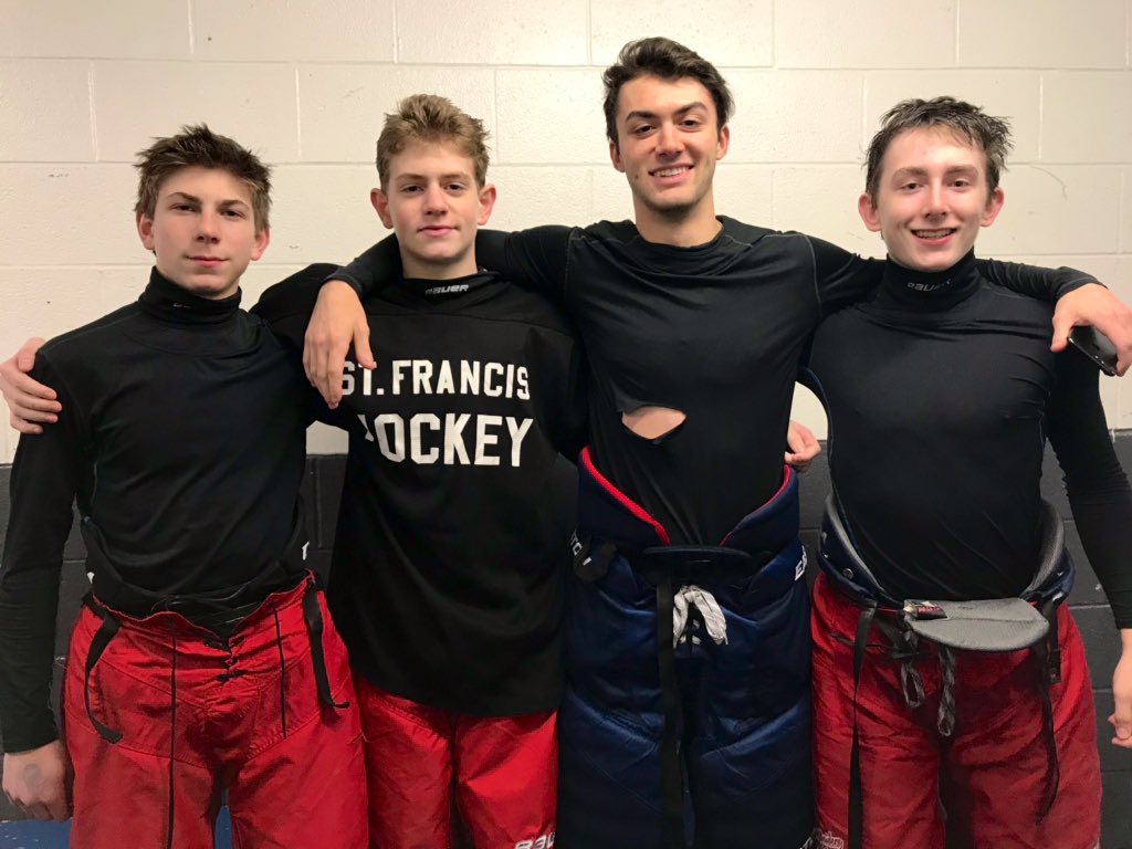Finished practice today having <a href="/andrewscanz/">Andrew Scanzuso</a> interview the #SophomoreSquad: <a href="/colin_vassallo/">Colin Vassallo</a>, Ryan Peterson, and <a href="/brett_veiders/">Brett Veiders</a>!