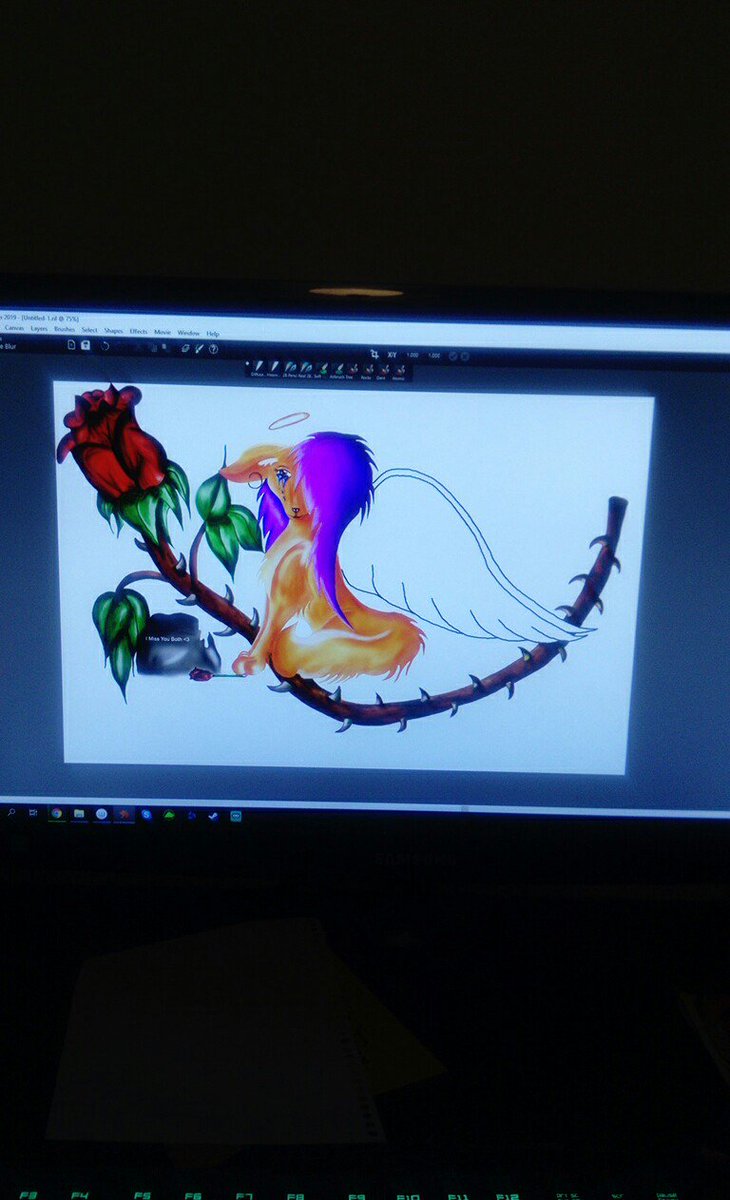 TineDepp's tweet photo. Almost done and sry for its takeking so long to make, but just want to be perfekt 🙃😊
#drawing #painting #pretty #pencil #shadow #dog #computer #awsome #corel2019 https://t.co/z9s6GkQvrg