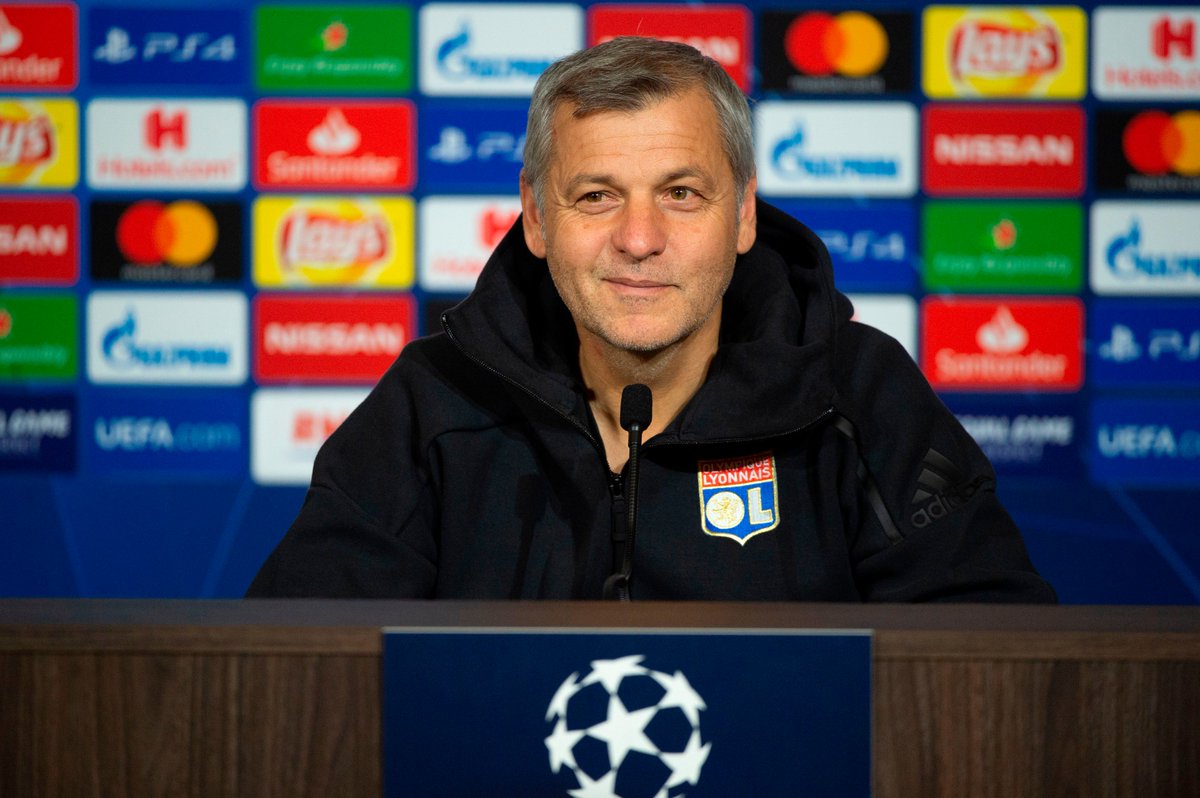 OptaJean's tweet photo. 1 - Depuis 2010, Bruno Génésio est le 1er entraîneur à prendre au moins 4 points lors de ses 2 rencontres de phase de groupes face à Pep Guardiola lors d'un même exercice de Ligue des Champions. OnlyOnePep. @OL https://t.co/bGN63cPj2v