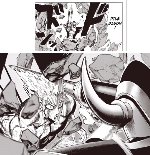 Murata's big dramatic enemy-in-your-face panels.... ahhh~ 