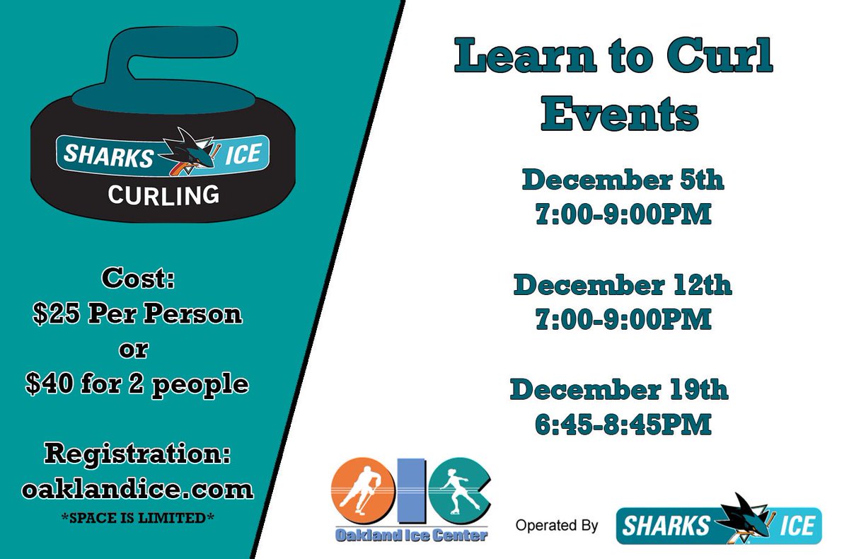 OICSharksIce's tweet image. Interested in trying curling? Here is your chance! #learntocurl #curling
