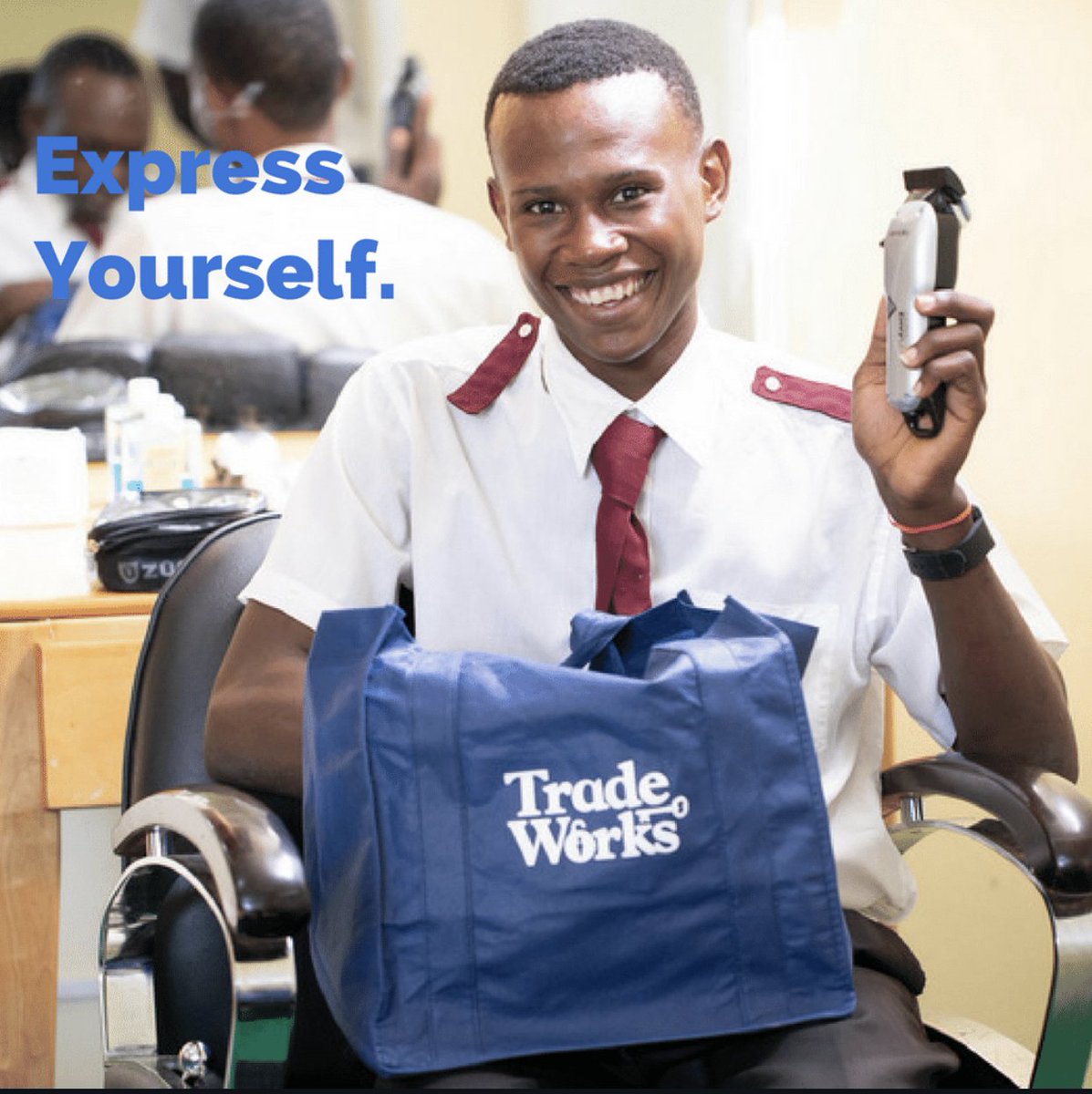 Trade_Works's tweet image. You can provide students like Garfield with the resources and tools to start their careers! Join our #TWFGiving movement today and see what you can do to help! ow.ly/lS8Z30mLH5i