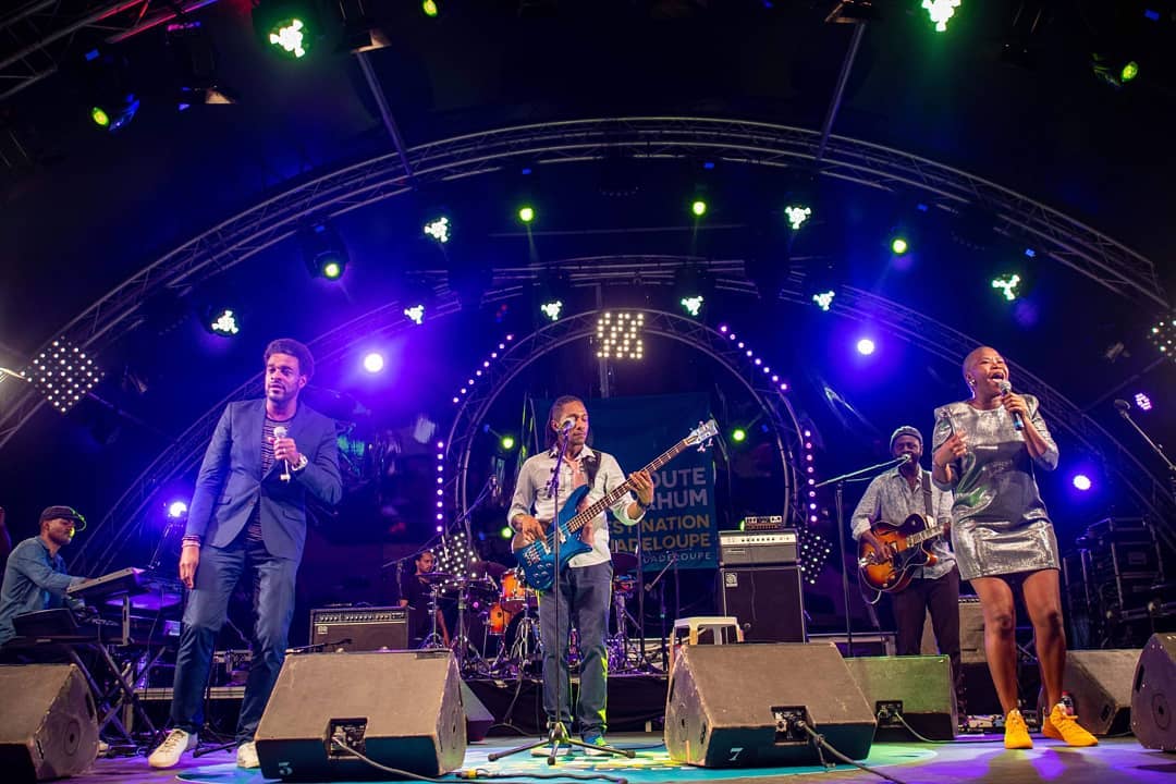 FrancianeHeron's tweet photo. Presqu'une semaine après ce magnifique #concert #BasstryTherapy de @Basstry avec #AmenViana #StéfanFiley #GeorgesGranville et #SimoneLagrand dans le cadre de la @routedurhum 👏#bravo et #merci de soutenir notre diffusion #StephaneCastry #bassplayer from #Guadeloupeislands #media https://t.co/evhQylyi8M