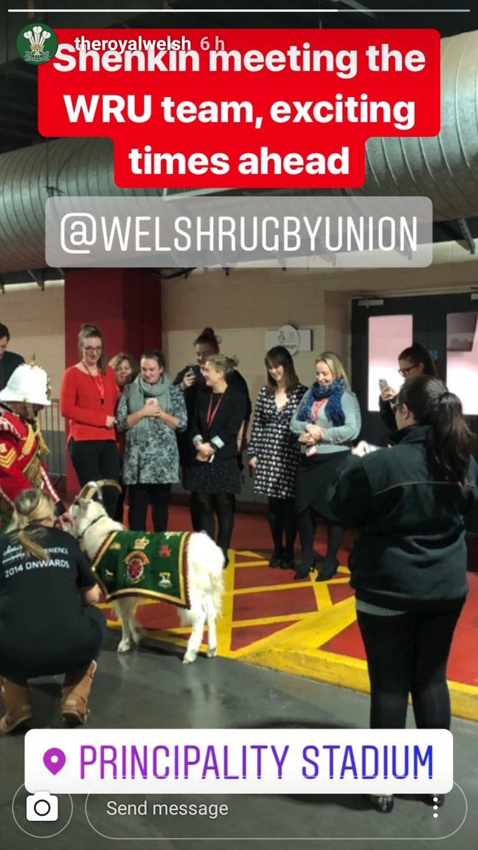 Thank you <a href="/principalitysta/">Principality Stadium</a> for your hospitality today. Great to meet the team 🐐
See you all again soon.