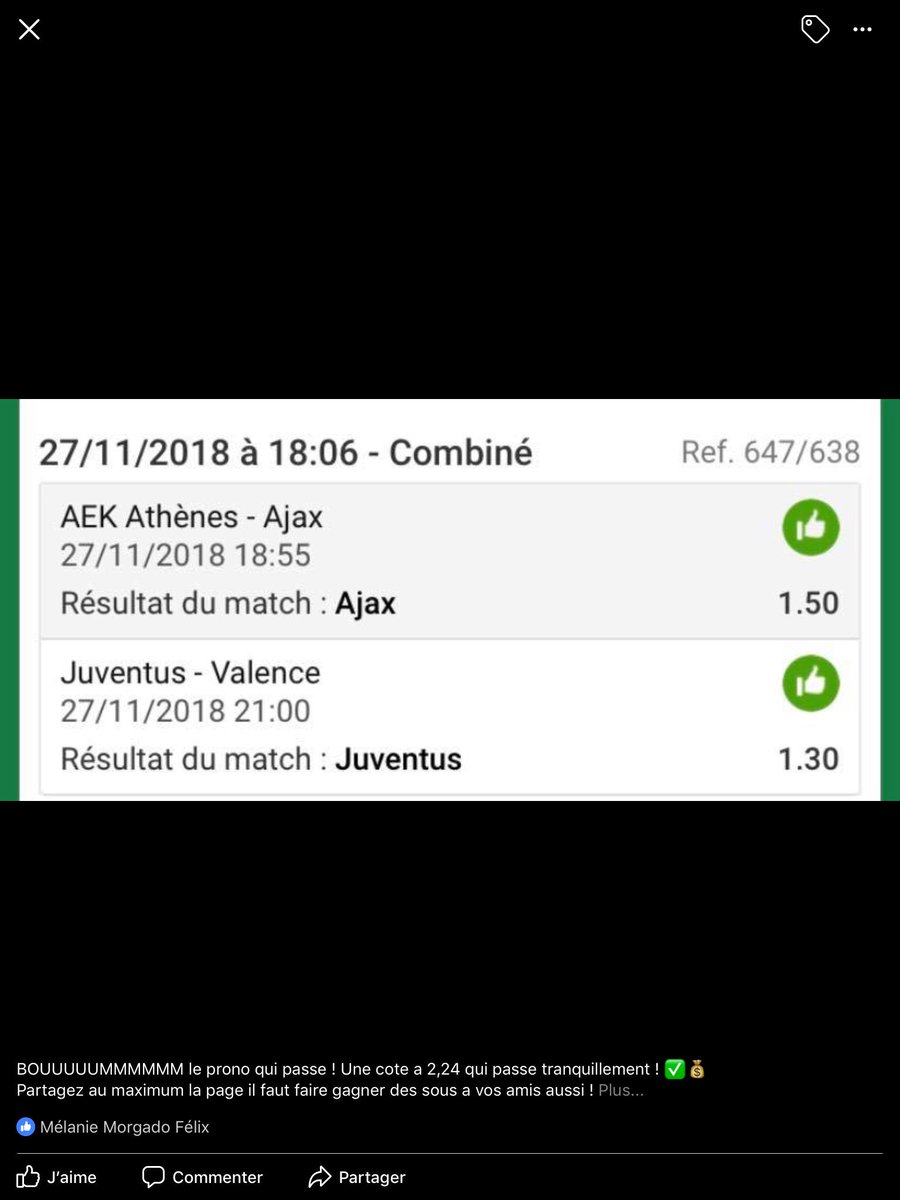 PronosCollector's tweet image. BOUUUUUMMMMMM le prono qui passe ! Une cote a 2,24 qui passe tranquillement ! ✅💰 
Partagez au maximum la page il faut faire gagner des sous a vos amis aussi !