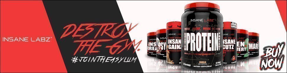 #InsaneLabz #JoinTheAsylum

Use my referral link and receive a 25% DISCOUNT on any order!

insanelabz.com/?aff=1965