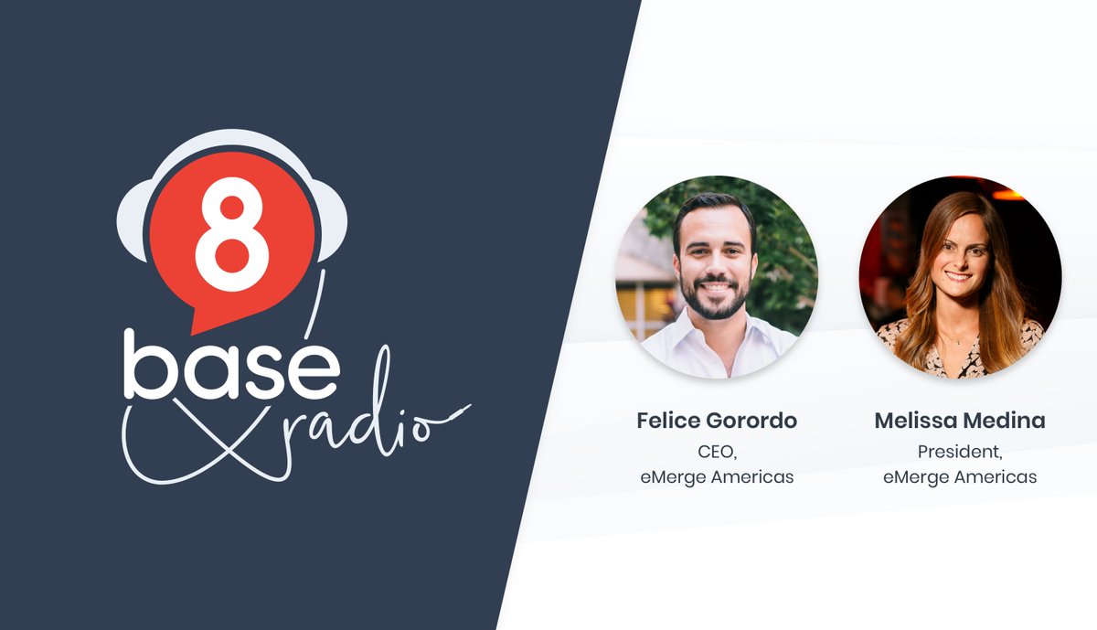 8base's tweet photo. Tune in now on #8baseRadio π» as @fgorordo and @melmedina305 from @eMergeAmericas chat with our CEO @AlbertSantalo! They'll be talking about some amazing stuff π
πhttps://t.co/VEiobcasQ0
#8base #880TheBiz @operez305 https://t.co/gwW1R0gMeG