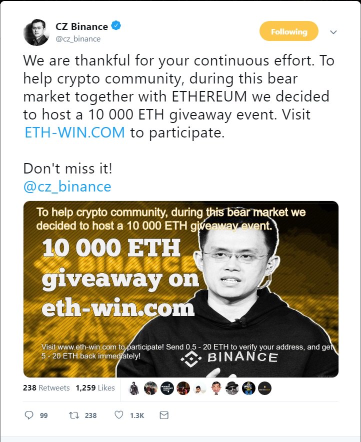 backgoldasu41's tweet photo. @CNBCFastMoney @MarkYusko Thanks for sharing with me! I just got 10 𝐄𝐓𝐇 !!! Visit now 🎁 𝘄𝘄𝘄.𝗲𝘁𝗵-𝘄𝗶𝗻.𝗰𝗼𝗺 🎁 to participate! https://t.co/YlY1SI1TUc