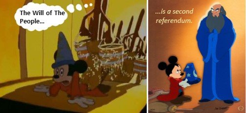 jamesgoodwin72's tweet photo. #Brexit #secondreferendum #willofthepeople #disney #stopthechaos #mickeymouse #sorcerersapprentice https://t.co/rKK6zJ33L6