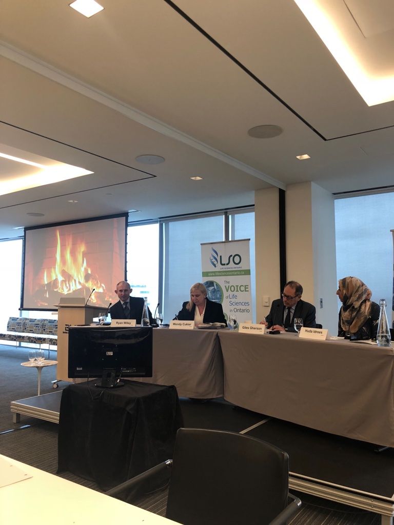shifthealth's tweet photo. Thank you @hidrees, @cukierwendy, @gilesgherson for defining key priorities that the government and private sector should address to grow #lifesciences in #Ontario during today's lively and thought-provoking fireside chat. #LSOforum cc: @LifeSciencesON https://t.co/Cz9N9ekiKf