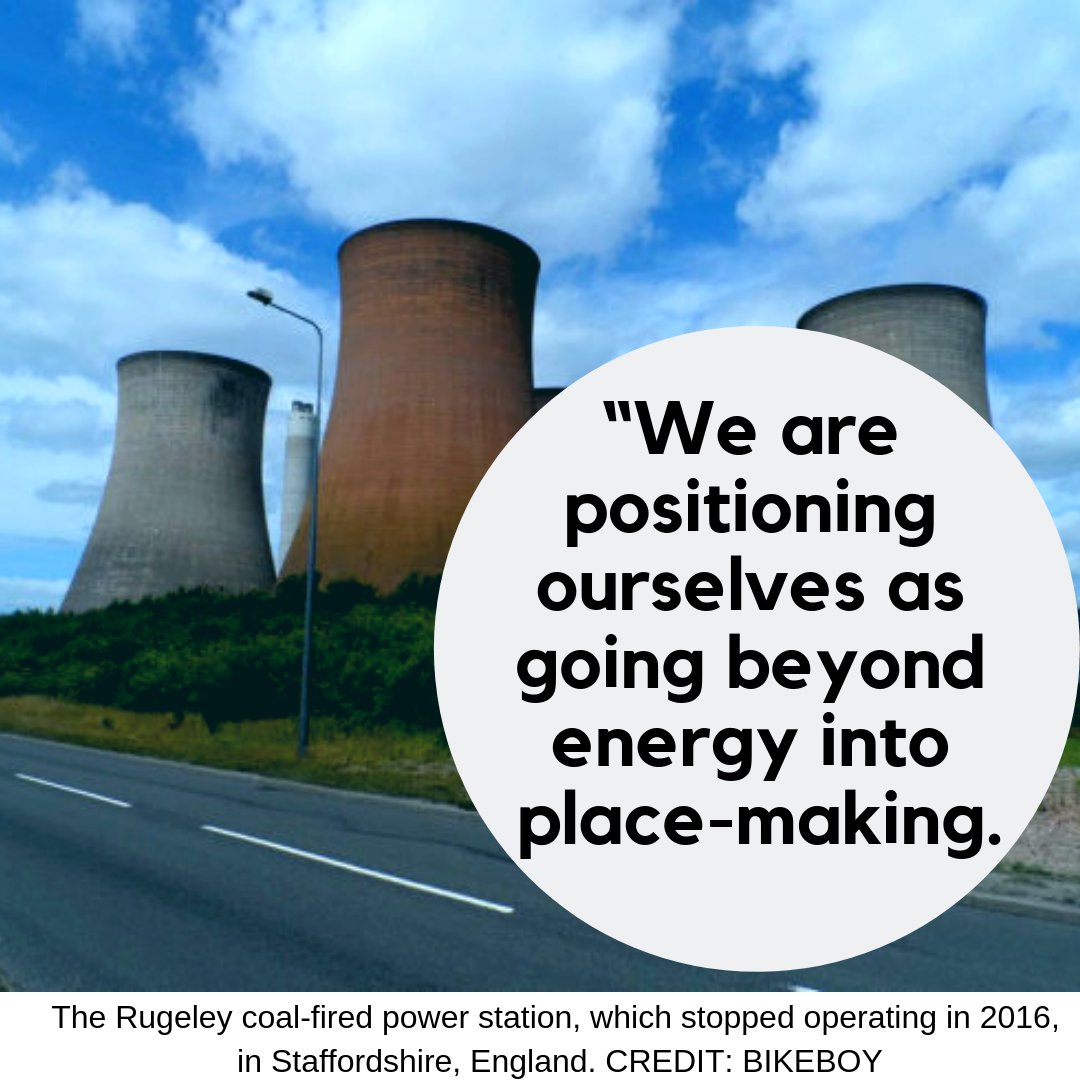 “We are positioning ourselves as going beyond energy into place-making. It’s an example of us closing down our coal power plant and, instead of selling off the land, we’ve decided to regenerate it ourselves.” To learn what this UK company did: e360.yale.edu/digest/a-forme…