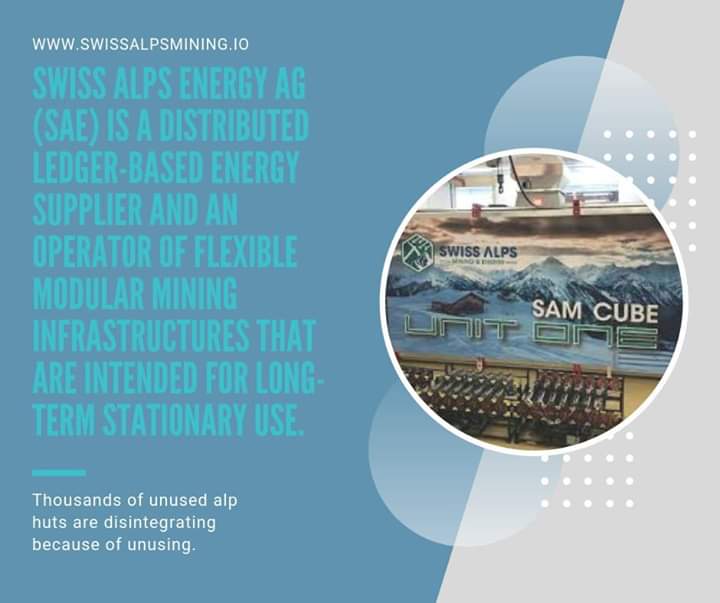 This represents an answer for a worldwide issue for a global problem facing the industry. lowest boiling point of water at high altitudes where the mining cubes are situated makes energy recuperation significantly more productive&makes mining more gainful. swissalpsmining.io