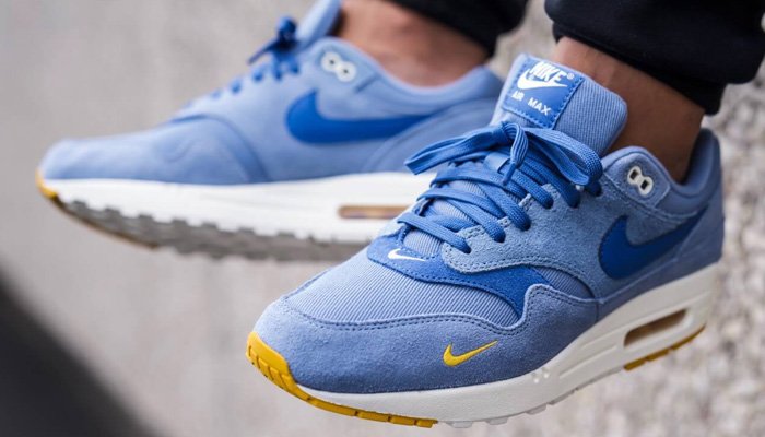 nike air max 1 mini swoosh work blue