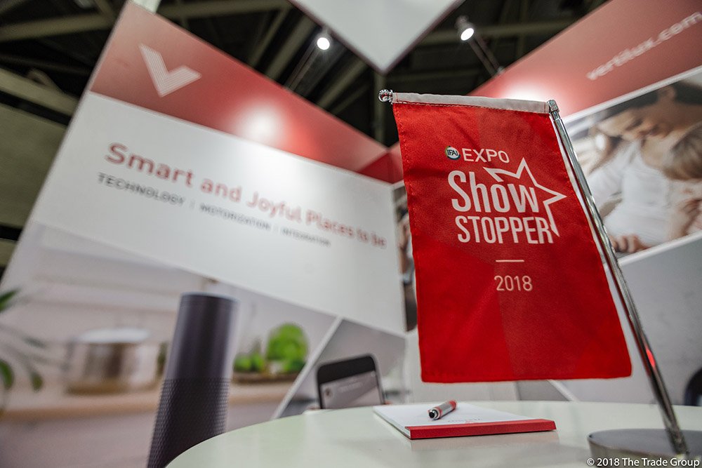 Trade_Group's tweet image. Our @vertilux booth won a Show Stopper award at @IFAIExpo 2018!! 🚩

#IFAIExpo #IFAIExpo2018 #Vertilux #ShowStoppers #Awards #TradeShows #Events #EventProfs #MarketingProfs