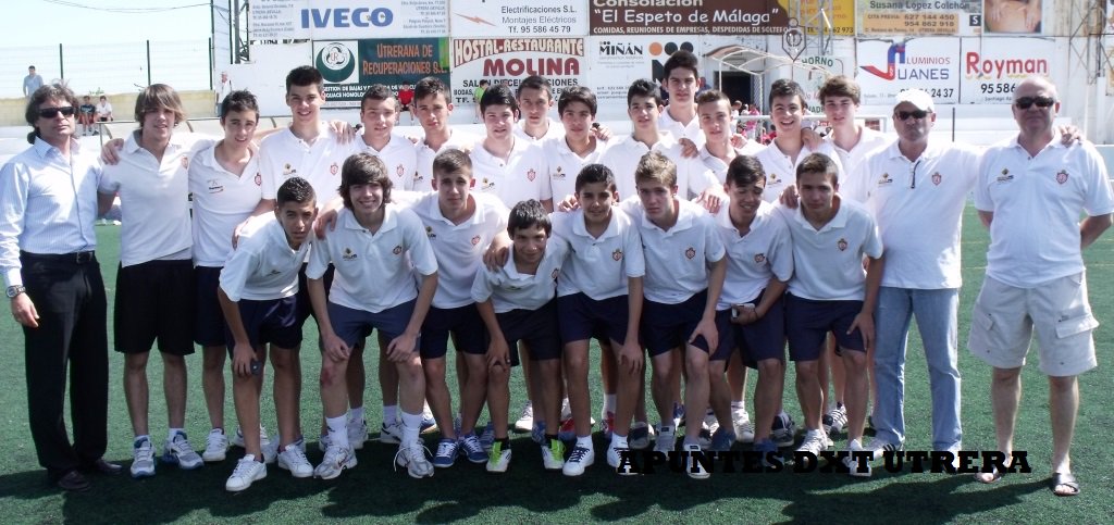 Apuntes DXT Utrera
Apuntes para una historia del deporte utrerano
https://apuntesdxtutrera.blogspot.com/ …/club-deportivo-utre…
http://APUNTESDXTUTRERA.BLOGSPOT.COM
Club Deportivo Utrera / Cadete A 2011-12