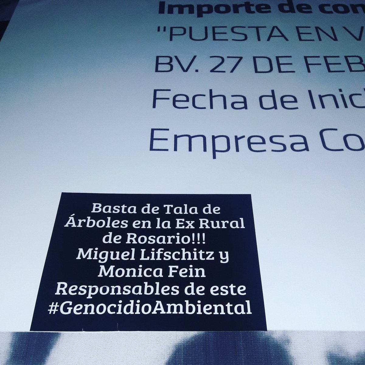 LaIndigo1's tweet photo. #BastadeTalaIndiscriminada
#exrural 
#monicafein 
#miguellifschitz 
@Rosariotres @NuestrosArboles @lacapital @ConclusionRos https://t.co/Dzw3Cif1xo