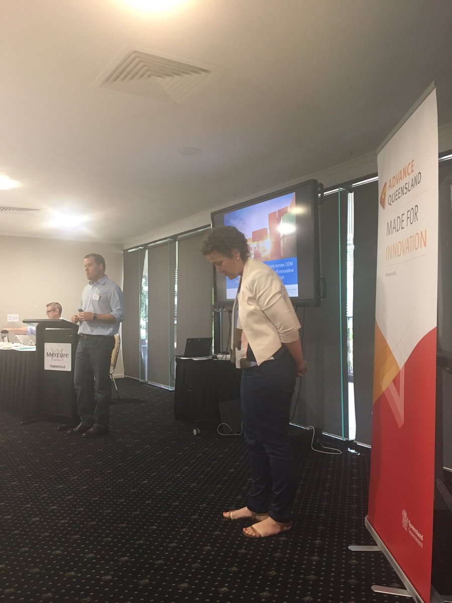 Julia &amp; Bruce talking about #ARIP projects in the Darling Downs Region <a href="/AdvanceQld/">Advance Queensland</a> <a href="/TSBEnterprise/">TSBE</a>