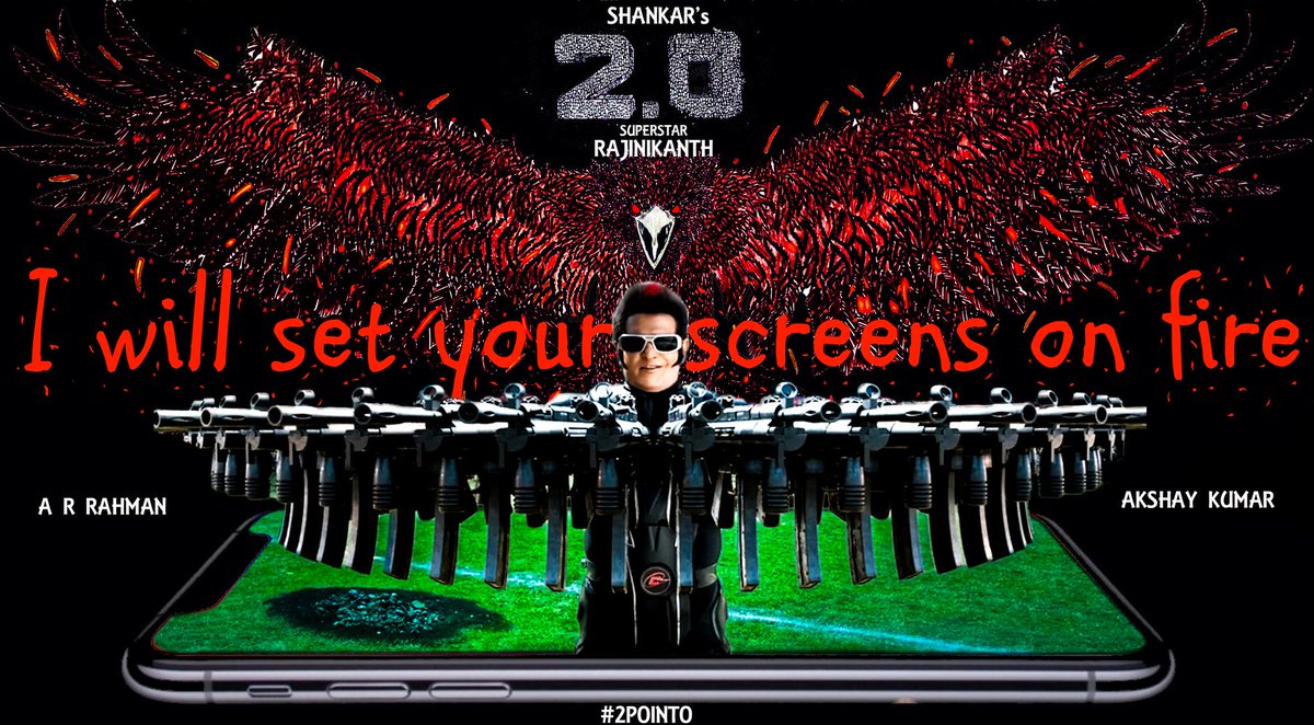pagalavan_Sk's tweet photo. #2Point0
#2Point0FromThursday
#2Point0FromNov29
#2Point0Filter
#2point0booking
#2point0PressMeet
#2Point0AtRohini
#2Point0Challenge
💗 Get ready folks @2.0 💗 https://t.co/UrbZwQzmPf