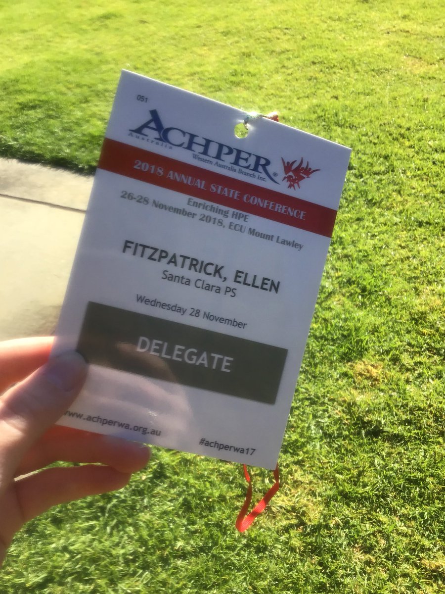 Here bright and early. Ready to learn and be inspired ✨ <a href="/achperwa/">ACHPERWA</a> #achperwa18