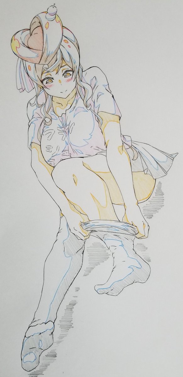 いいニーハイの日なので
時代的差が大きいゆうぎりさんに
ニーハイの良さを知ってもらい隊

そして、あわよくばそのたわわに実った果実も………
#ゾンビランドサガ 
#いいニーハイの日 