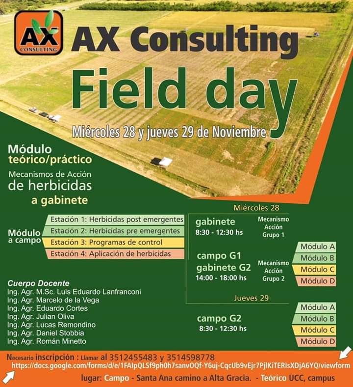 NisusAgronomia's tweet photo. Agradecemos a @AXconsultora por permitirnos ser parte del #FieldDay18. Vamos a dar lo mejor para que sea una gran experiencia.
#FieldDay https://t.co/hNlcohyYwU