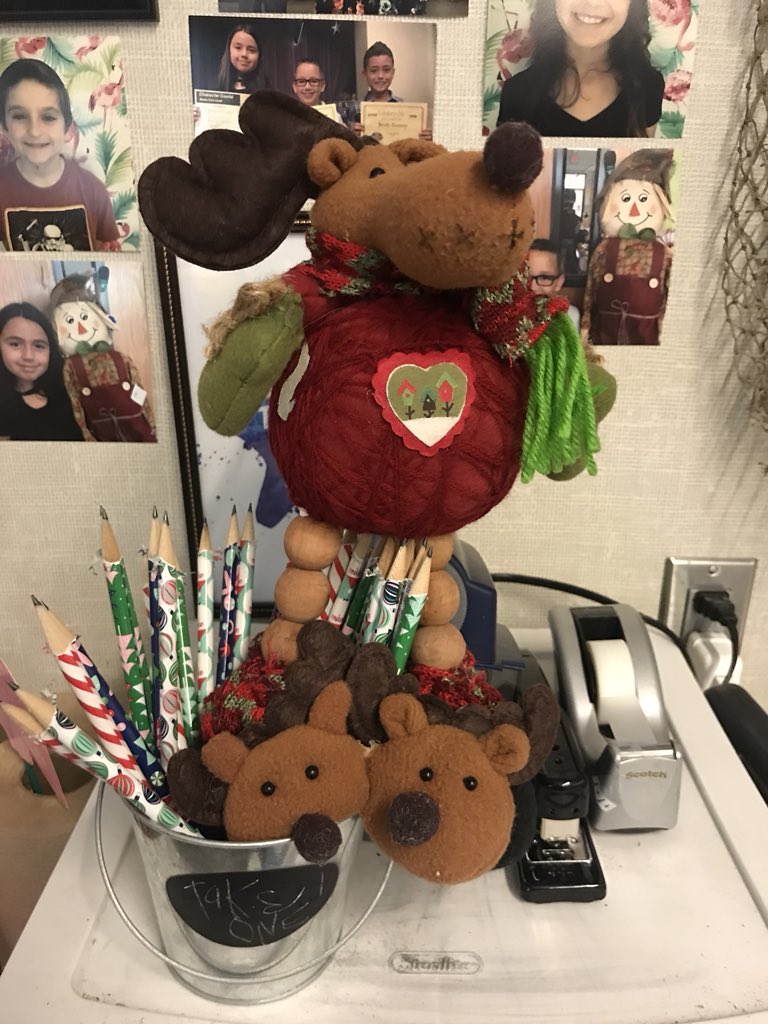 marv_mrs's tweet photo. Meet Jingle! Our class has a special magic moose from the North Pole!!! #TCSDshare #AVFollowMyLead https://t.co/DPK1IGelaQ