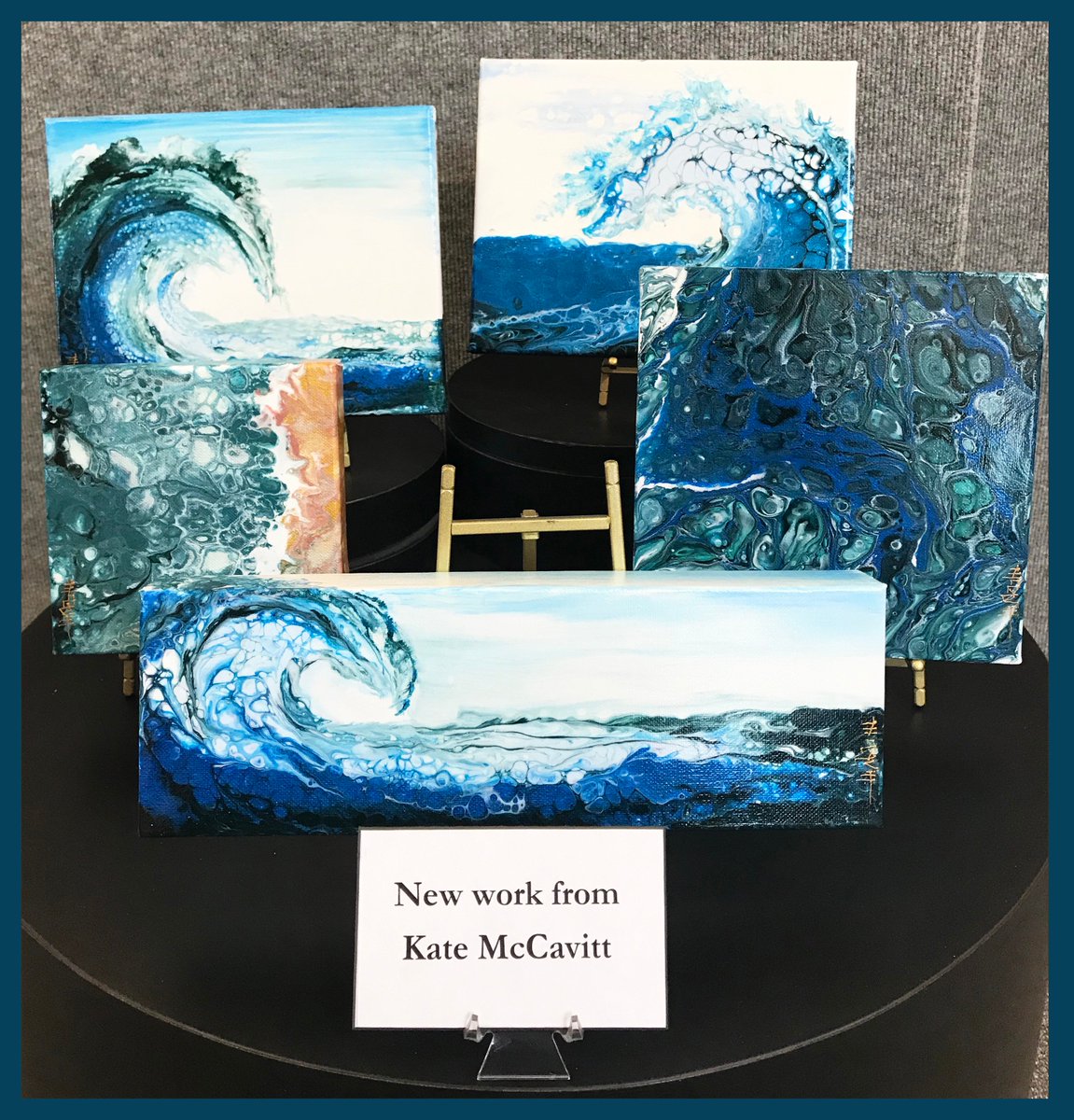 artandframes1's tweet photo. New small work from Kate McCavitt—these pieces are the perfect gift for your loved ones who enjoy the relaxing waters of the beach 🌊 https://t.co/8WVt7EOmOd