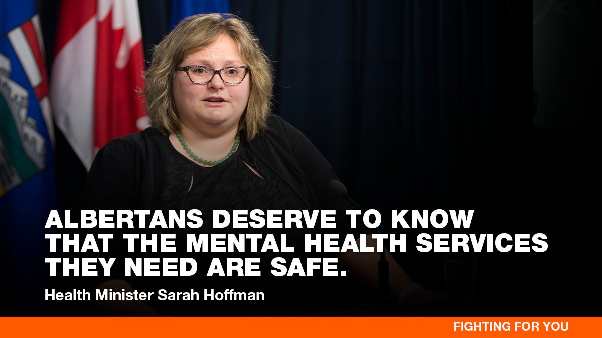 shoffmanAB's tweet photo. For too long, Albertans looking for a therapist or private substance-use treatment facility have been left to figure it out on their own. Today I introduced legislation that would take away the guesswork, helping families get the safe, competent care they need with peace of mind. https://t.co/f0htDg7OVC