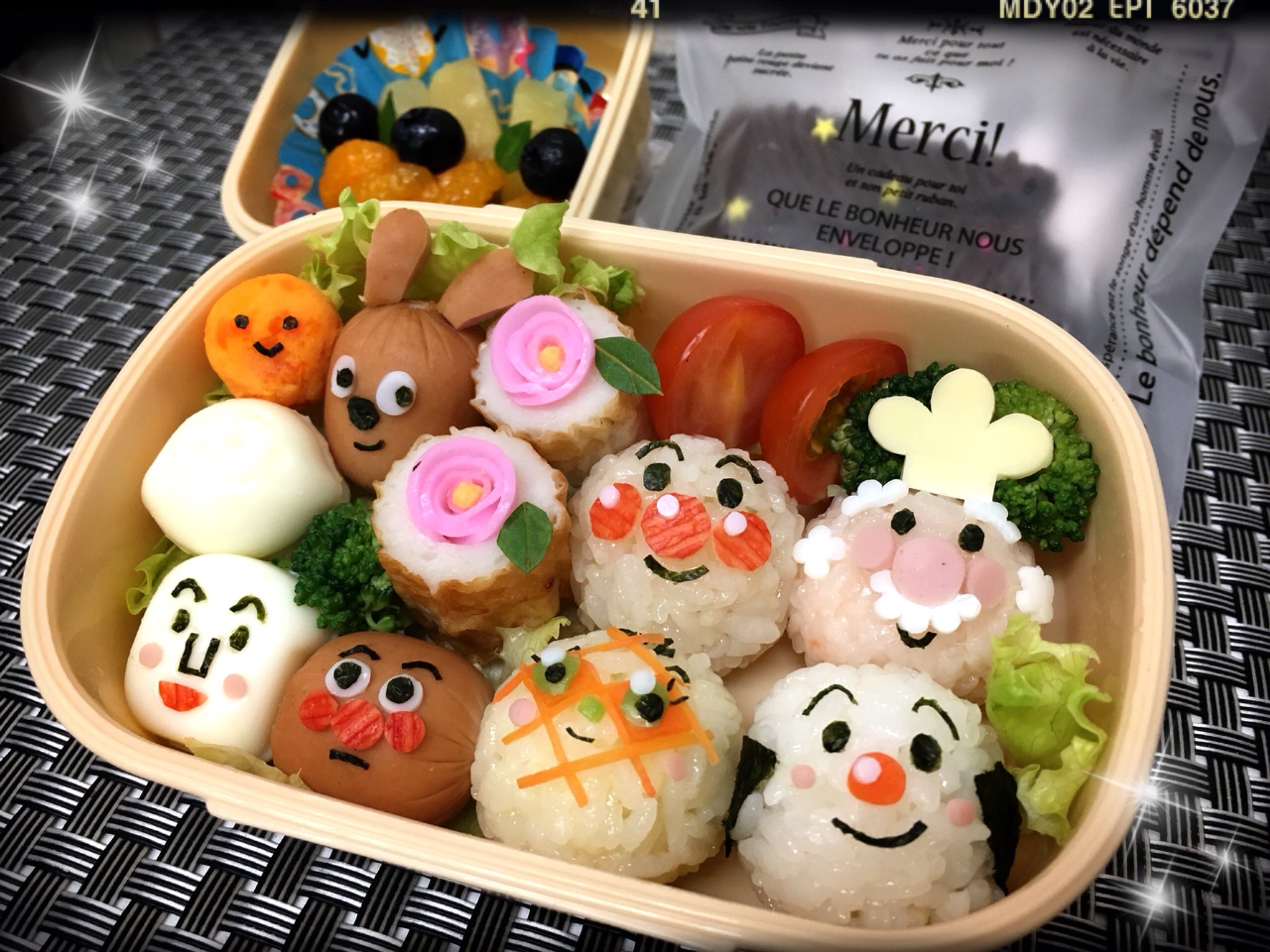 ゆみ キャラ弁 アンパンマン