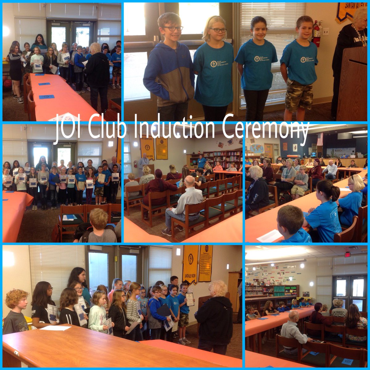 Induction of Junior Optimist International Club Members and Officers! Congratulations!
