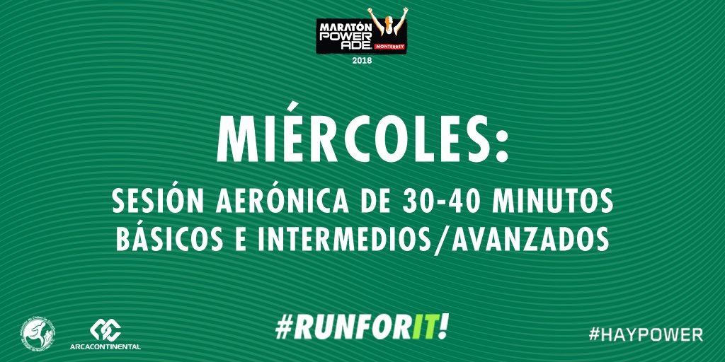 Maratonmty's tweet photo. Mitad de semana y la sesión aeróbica no puede faltar, ¿con quién harás tu sesión de mañana? 🏊🚴 #AlcanciadeKMS 🏃 #MPM18 #ProgramaDeEntrenamiento https://t.co/M8xyWEwWc3