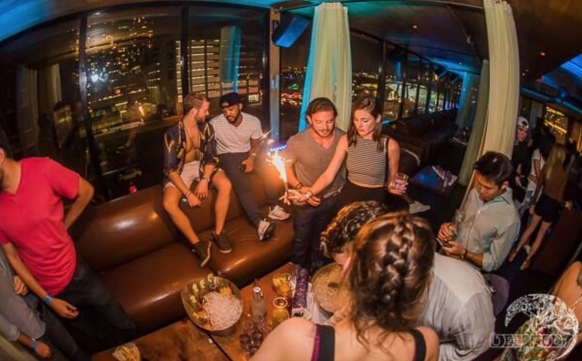 Good music, great friends, bright lights, and late nights! Make sure to book a table in advance for the weekend.