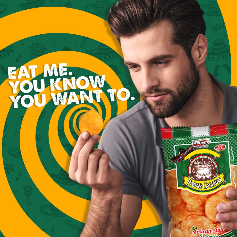 WinnutsUSA's tweet photo. We know you might be a little full from your Thanksgiving #leftovers this past week, but one more little chip won't hurt! 👀👅🌶 https://t.co/mklSPLqQBk